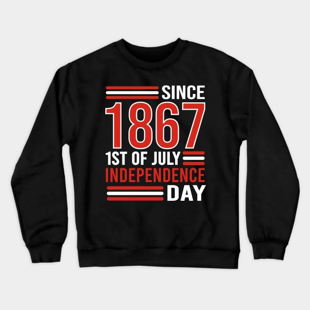 happy canada day independence 2020 Crewneck Sweatshirt by DragonTees